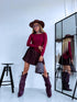 Tops "TWIST ME UP" HS9866 - BORDO